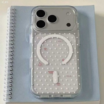 蛋糕星星適用蘋果15Promax磁吸手機殼iPhone17小眾16/14透明13/12