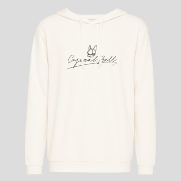 高彈力速乾連帽長Tee｜男女共版｜Crystal Ball｜Noir #P40020D025