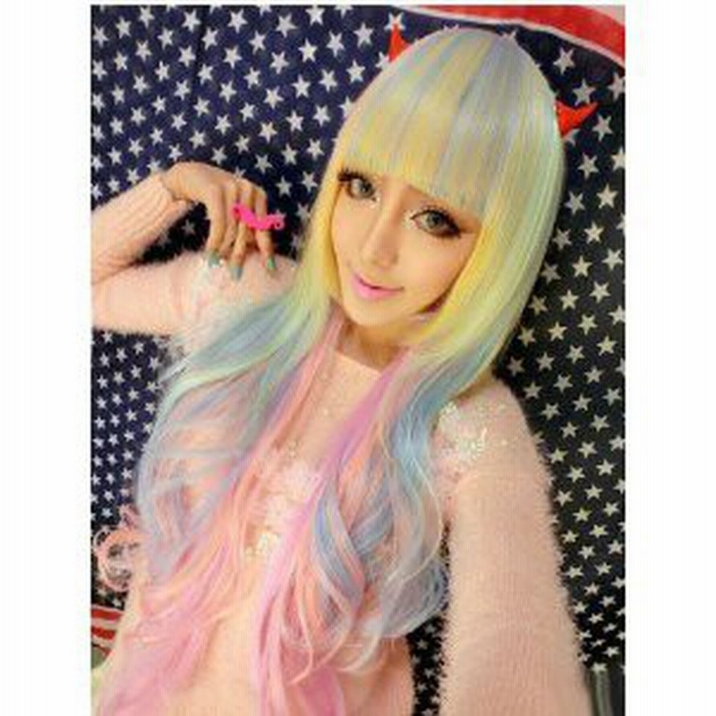 Dw900 原宿風 エレガント ロリータ ウィッグ クラブ 渋谷系 グラデーションlolita Gal系 ファッションフルウイッグ 通販 Lineポイント最大1 0 Get Lineショッピング
