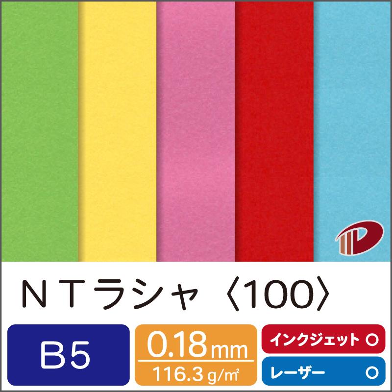 ＮＴラシャ＜100＞B5 16枚 印刷用紙 ファンシーペーパー ラシャ紙 色紙 ペーパークラフト 工作 画用紙