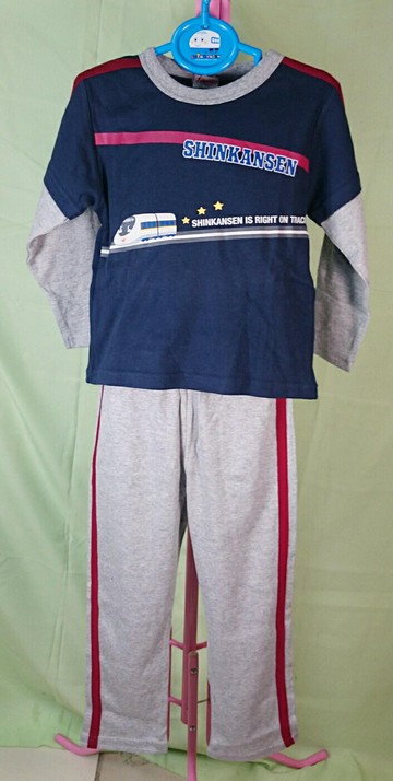 【震撼精品百貨】Shin Kan Sen 新幹線 假兩件衣褲 震撼日式精品百貨