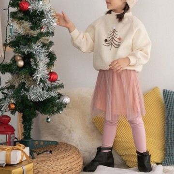 OB嚴選-彈性內刷絨升溫保暖純色內搭褲