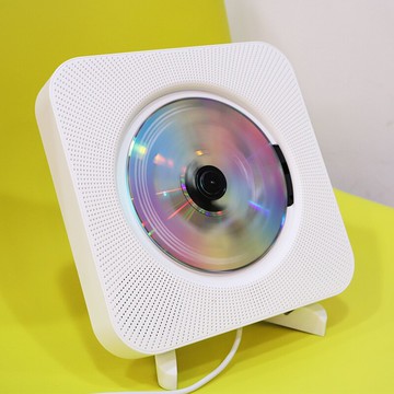 壁掛式CD/DVD播放器 壁掛CD機復古播放機藍牙音響ins便攜式迷你音樂專輯播放器光盤dvd『XY21736』