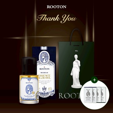 快速出貨【ROOTON】感謝有你！喚活極萃雙效修護髮油100ml+喚活海藻洗髮精5ml x2+甦活植萃護髮素5ml x2+女神提袋(閨密閨蜜友誼友情心意禮物)