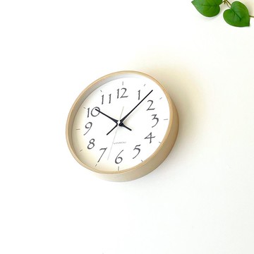KATOMOKU plywood clock 20 M尺寸 黑色 (km-119BK) 掛鐘 日本製