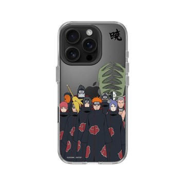 iPhone 16 Pro Clear Case（相機按鈕） 透明 - 火影忍者 Naruto - 曉之戰隊