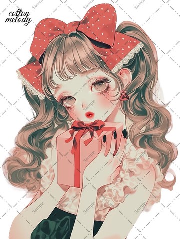 原廠貼紙 no.1041 人物貼紙 原創貼紙 人物貼紙 少女貼紙 原創人物貼紙