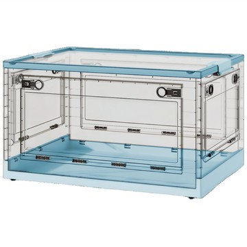 ONE HOUSE 五開門特大折疊收納箱 72L OH-Q250-A2  58 x 42.3 x 33.2cm±5%  淺藍色  1個