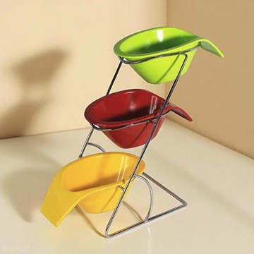 小菜展示盒咸菜碗酒店自助早餐器皿小料臺架子火鍋調料架商用容器