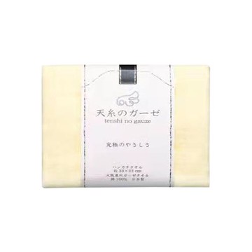 天使四重紗 1條 日本進口毛巾 100%棉純棉 無捻絲 吸水速干方巾