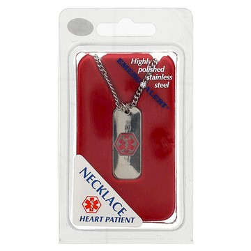 Emerge-Alert, 醫學使用項鍊，心臟病患者，1 條