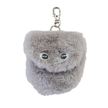 鏡頭蓋保護套 / 毛茸茸先生 (灰)