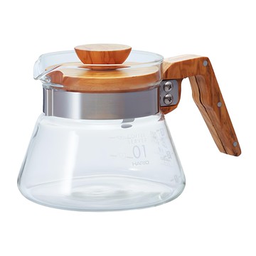 HARIO 好璃奧 V60橄欖木40好握咖啡壺 VCWN-40-OV  400ml  1個