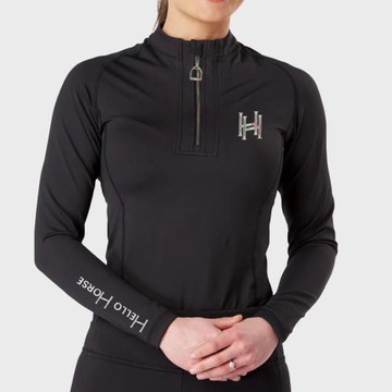 Hello Horse意大利品牌夏季防曬馬術訓練長袖T恤馬術服騎士服上衣