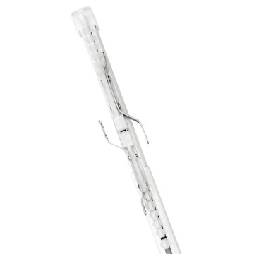 WE CHAMP 磁吸式M型伸縮窗簾軌道 單軌  110~200 x 2.5 x 3cm  白色