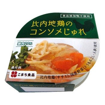 (代引不可) (同梱不可)こまち食品 比内地鶏のコンソメじゅれ 12缶セット