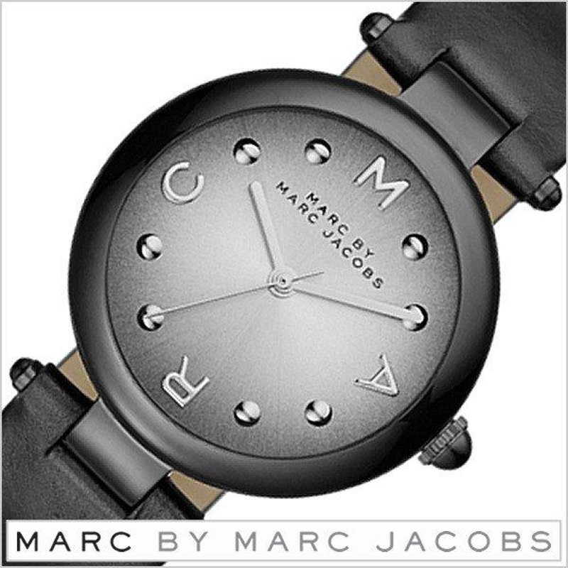 時計 MARC JACOBS 黒 男女兼用 腕時計マークジェイコブス - 時計