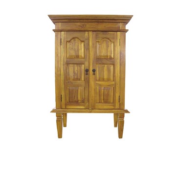 【吉迪市100%全柚木家具】HY074 柚木雙門置物櫃