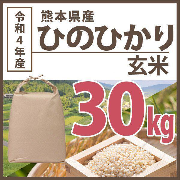 玄米 令和5年産 熊本県ひのひかり 30kg