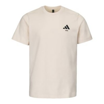 Adidas Taipei Tee 男款 女款 米色 珍珠奶茶 印花 T恤 運動 休閒 短袖 LE1255