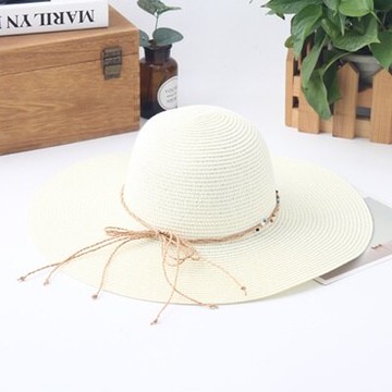 草帽防曬遮陽帽-海邊渡假優雅大帽簷母親節情人節生日禮物女帽子4色73rp144【獨家進口】【米蘭精品】