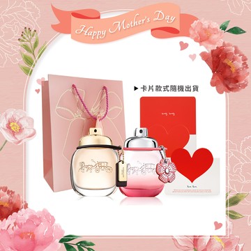 COACH 經典淡香精超值雙入組[時尚經典+嫣紅芙洛麗]-母親節獻禮