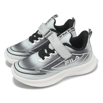 慢跑鞋 J818Z 大童 小朋友 灰 白 魔鬼氈 運動鞋 斐樂 3J818Z408