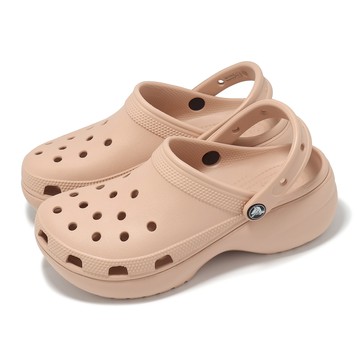 [ACS] Crocs 厚底洞洞鞋 Classic Platform Clog W 女鞋 經典雲朵克駱格 焦糖粉 卡駱馳 2067507AF