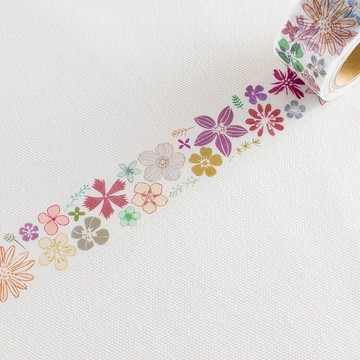 夏米花園 Chamilgarden 和紙膠帶 - 彩花 ( MTW-CH065 )