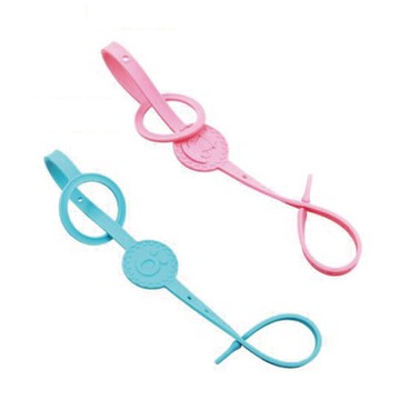 英國mombella 媽貝樂EASY綁防掉帶(藍/粉)