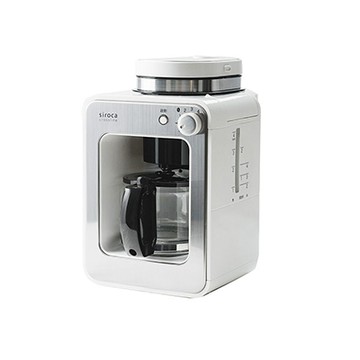 【siroca】限時特價↘︎SC-A1210自動研磨咖啡機(白)