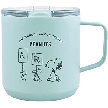 🌲森林喵🌲史努比不鏽鋼保冷保溫杯附蓋  附蓋保溫杯 350ML  現貨