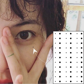 【臺灣發貨】淚痣貼紋身貼防水持久性感眼角美人痣女臉上假痣貼花泫雅紋身貼紙PYK