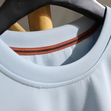 質感空氣棉！外貿單夏季男士百搭高級感舒適透氣寬松圓領短袖T恤