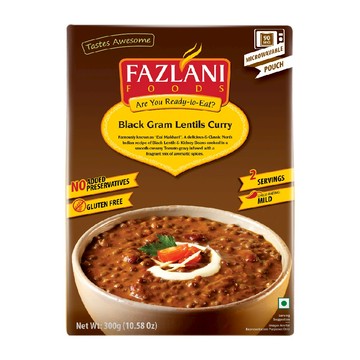 Fazlani 印度黑扁豆咖喱風味即食包 300g