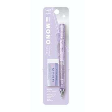 蜻蜓TOMBOW 閃耀系列 MONO graph PPA自動鉛筆+橡擦-紫 墊腳石購物網