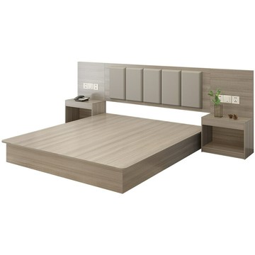 優樂悅~廠家直銷快捷酒店賓館家具賓館床公寓大床標間床組合電視桌全套