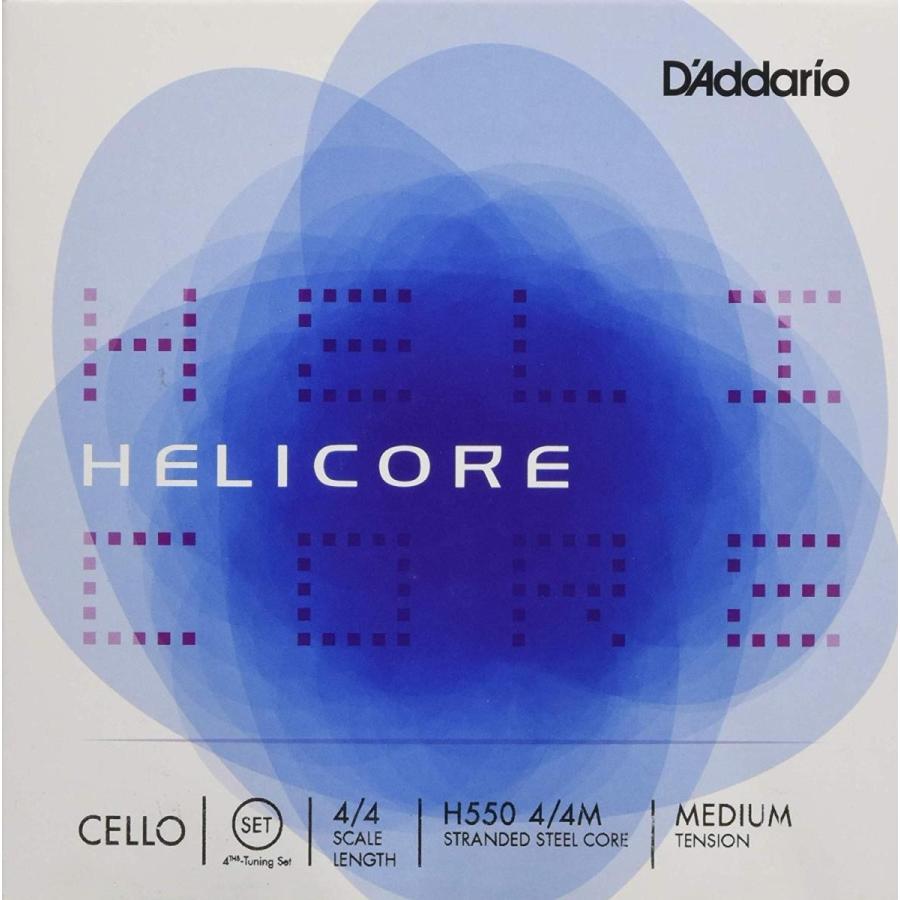 D'Addario ダダリオ チェロ弦 Helicore Fourths-Tuning Set H550 4M Medium Tensi