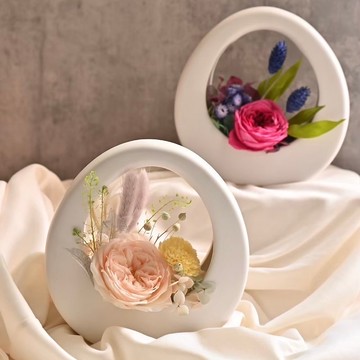 永生花 提籃花【附禮盒】