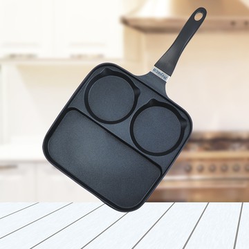 米雅可黑晶三合一多功能平煎鍋-27cm