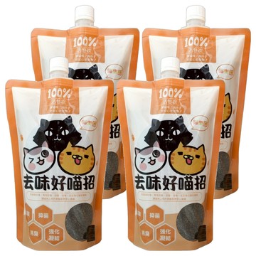 ParkCat 貓樂園 新鮮好喵招 貓砂專用除臭活性碳  800ml  385g  4包  無香料
