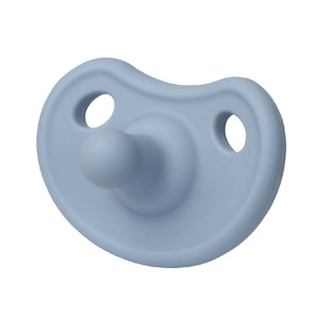 MOTHER-K 極親柔矽膠安撫奶嘴 附收納盒 沁藍 Set 100%矽膠 一體成型 食品級液態矽膠 適用所有消毒方式  0歲以上  1個