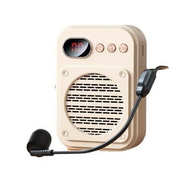 新跨境S25無線小蜜蜂藍牙版擴音器教師導游地攤售賣揚聲器喊話器【北歐家居生活】