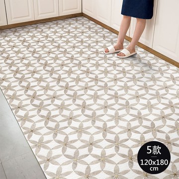 【好物良品】120x180cm_圖騰/歐式系列可剪裁PVC仿皮革廚房防水防滑地墊