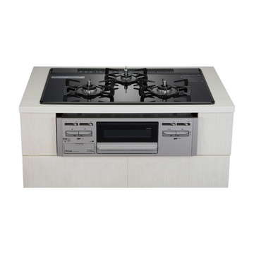 [林內] RB71AM5U32S-VW-TR 三口嵌入式防漏爐+小烤箱_桶裝LPG(日本原裝進口)桶裝瓦斯(液化)