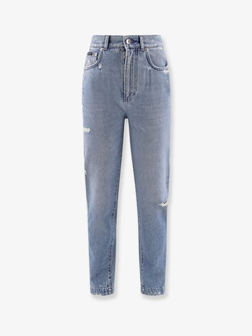 Amber jeans with iconic metal plate - DOLCE & GABBANA - gender_Woman