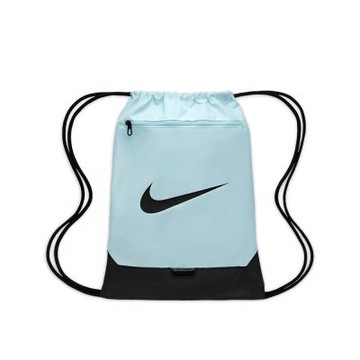 Nike Nk Brsla Drawstrng 9.5 18L 後背包 藍黑色 抽繩 束口 DM3978-474
