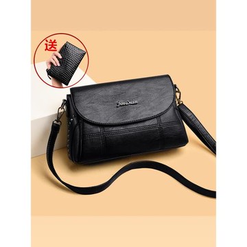 中年女包媽媽包2025新款小包時尚百搭女士單肩斜挎包軟皮婆婆背包