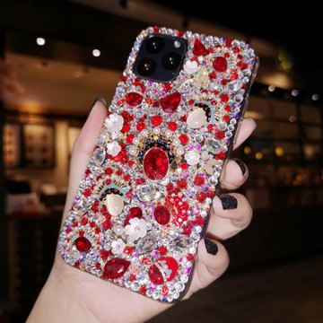 適用于iphone17pro max蘋果16手機殼Air水鉆新年紅13保護套12全包15plus防摔14女