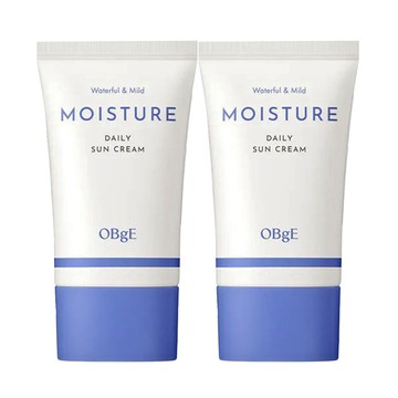 OBgE 水潤舒緩防曬乳50ml (台灣公司貨)買1送1
